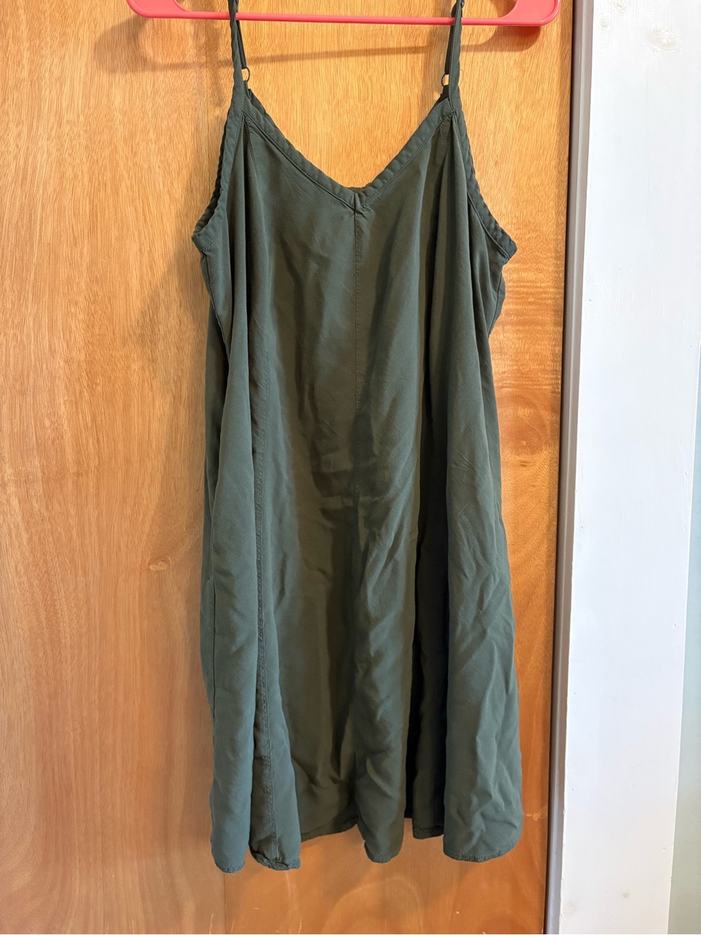 Torrid Olive Challis Trapeze Dress Size 1